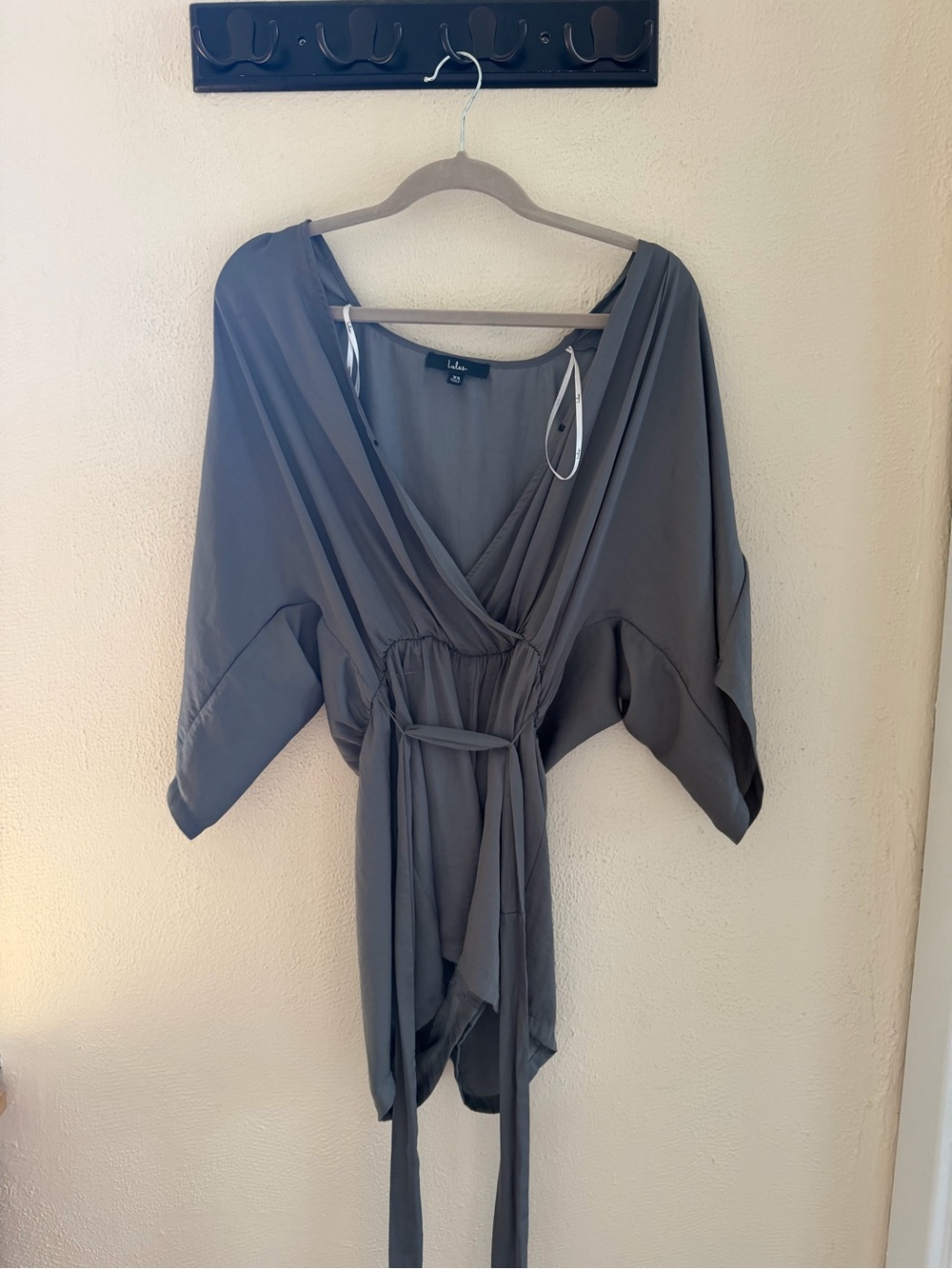 Lulus Wrap Romper with Tie Waist